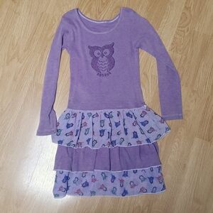 Girls Owl Dress